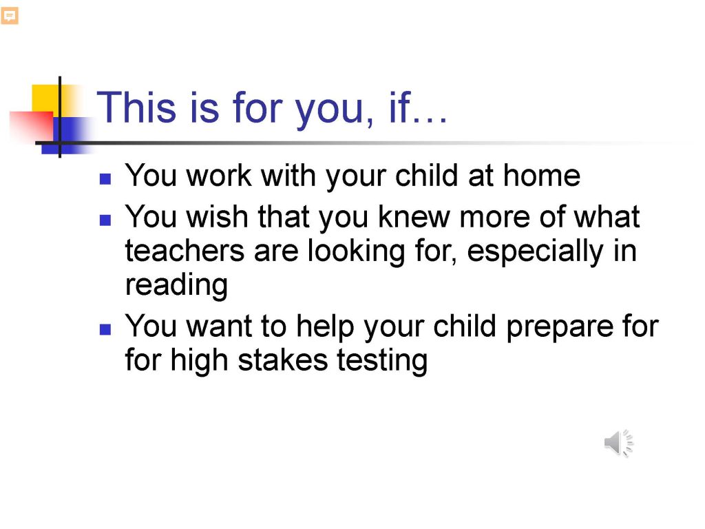 Boom's Taxonomy for Parents, page 2