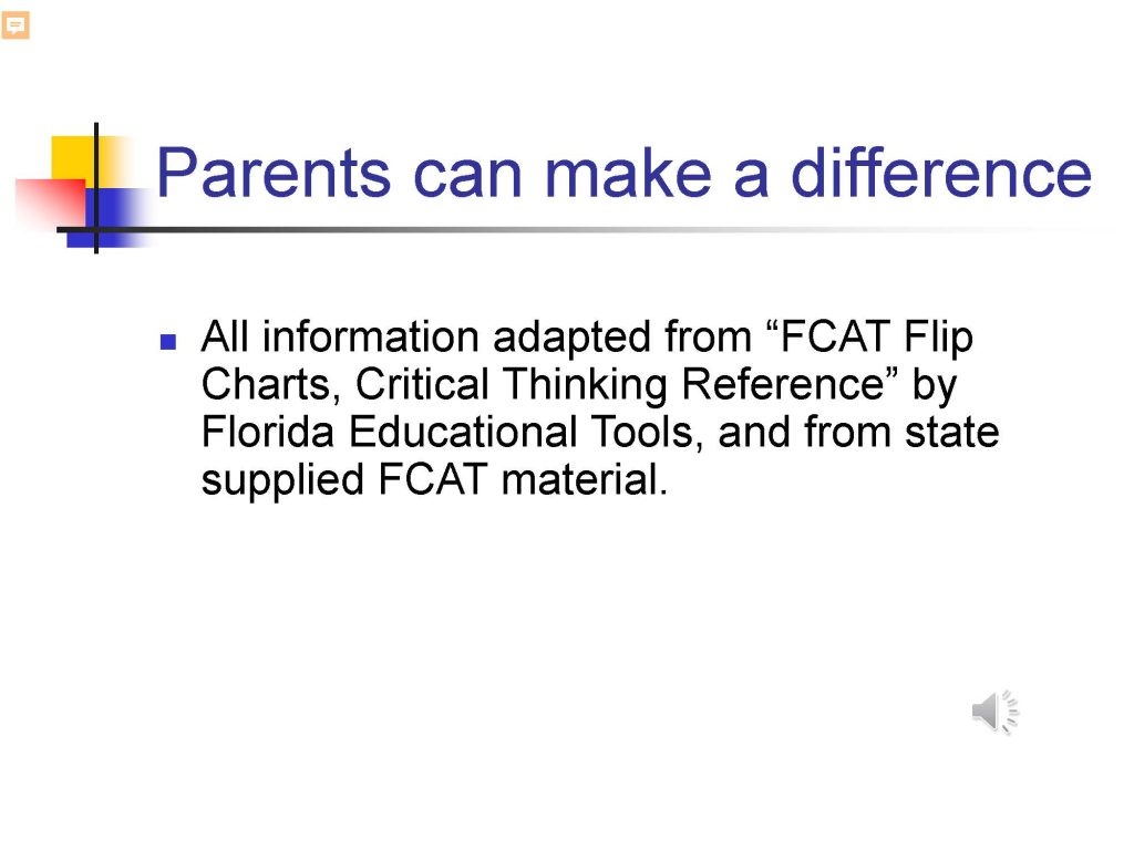 Boom's Taxonomy for Parents, page 20