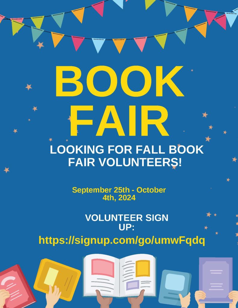 Fall book fair volunteers