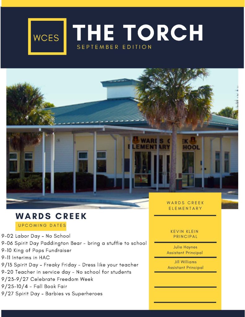 Torch Newsletter, September 2024, page 1